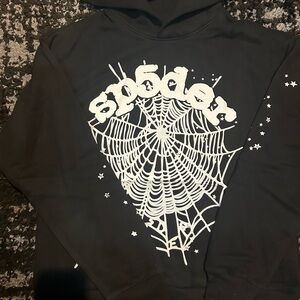 Black and white spider hoodie